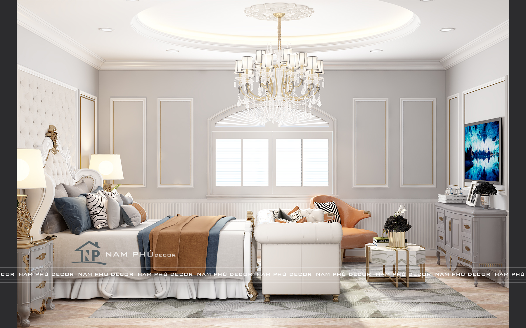 Mẫu biệt thự 2 tầng tân cổ điển là điển hình cho sự kết hợp hoàn hảo giữa nét đẹp cổ điển và sự hiện đại