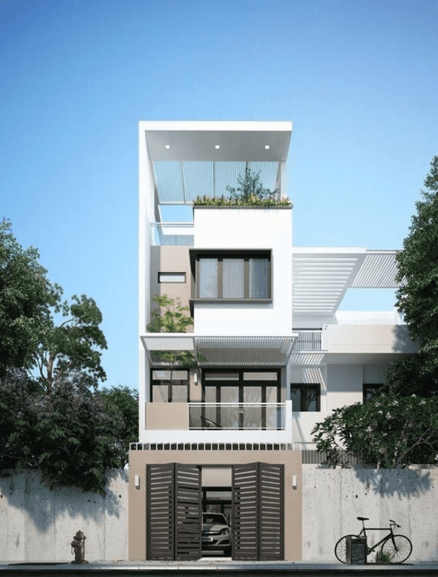 Mẫu nhà ống với thiết kế độc đáo