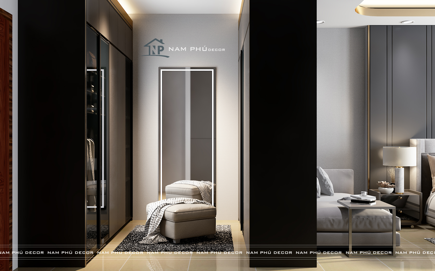 thiết kế nội thất nhà phố tối giản