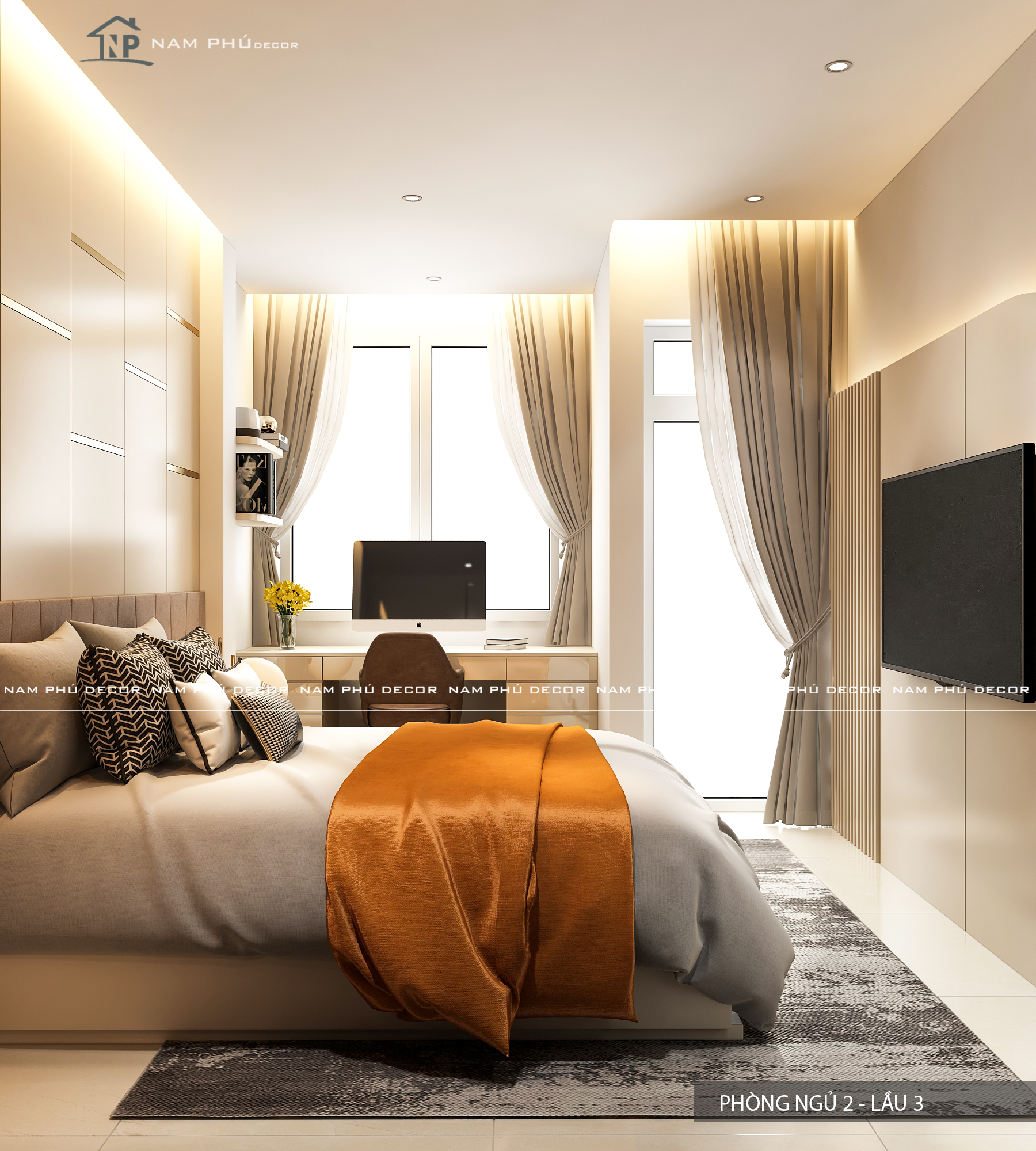 Thiết kế nội thất nhà phố nhỏ gọn tại TP Hồ Chí Minh