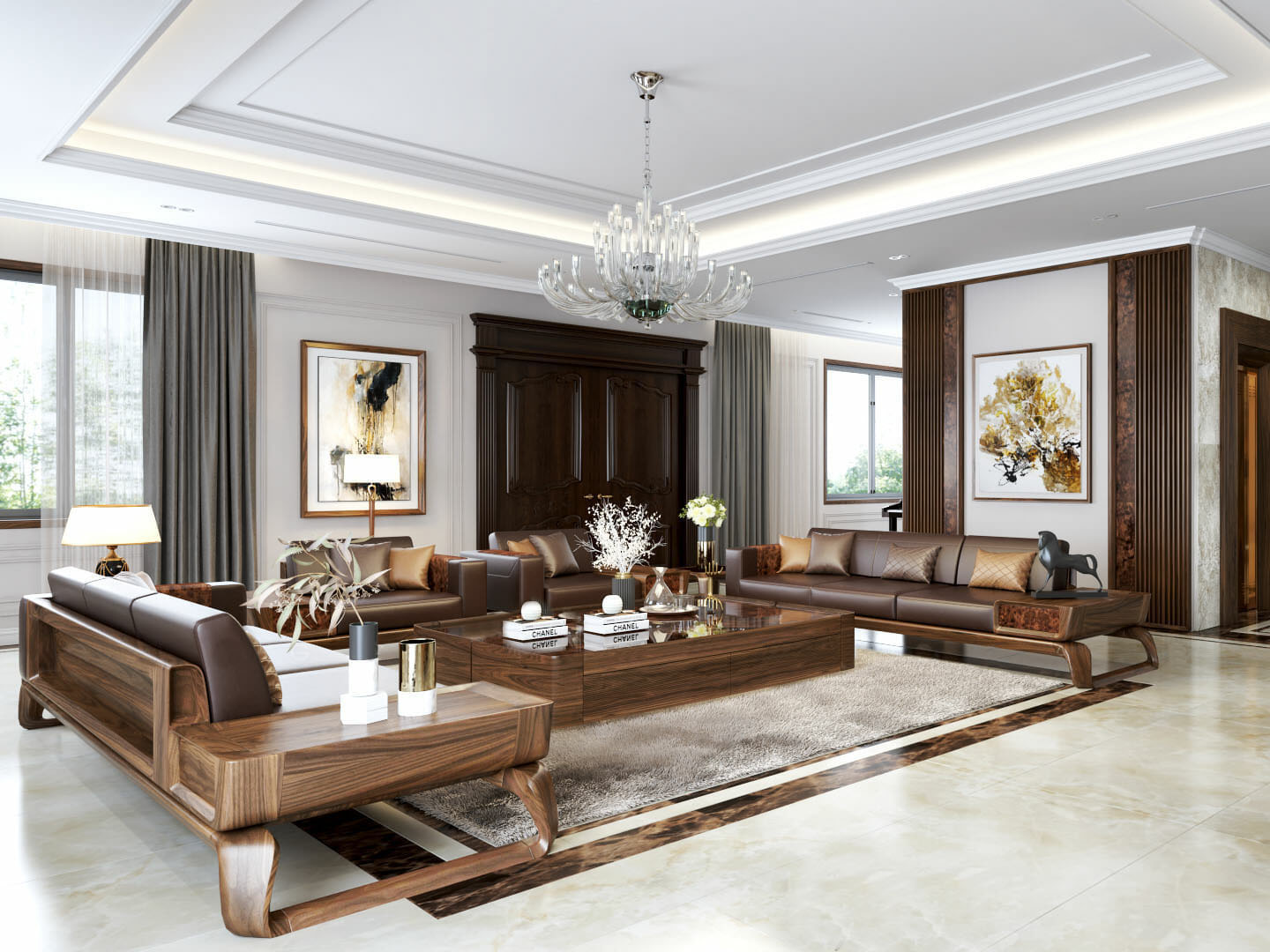 Thiết kế nội thất nhà phố tại An Giang