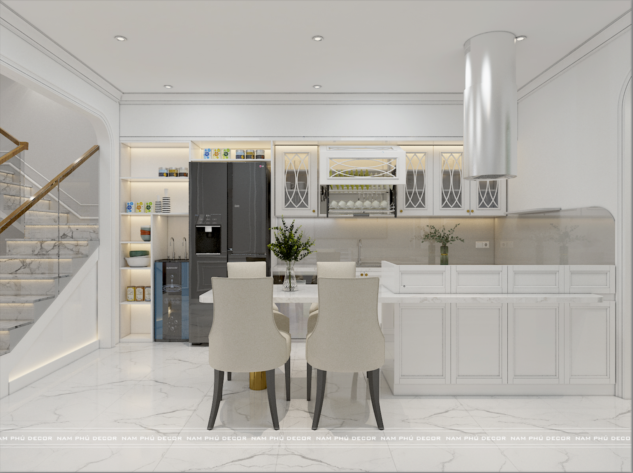 Thiết kế nội thất nhà phố tại Thống Nhất