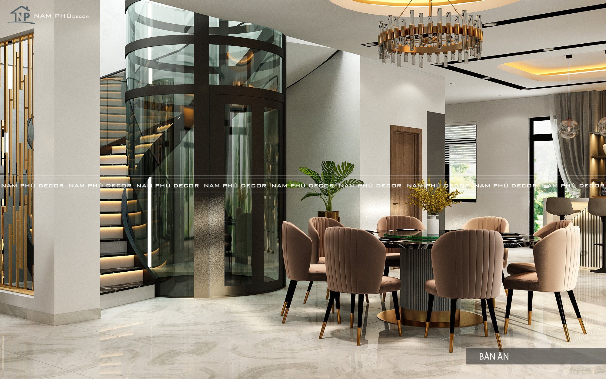 Thiết kế nội thất nhà phố tại Thống Nhất