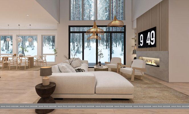 Thiết kế nội thất biệt thự tại Phú Giáo
