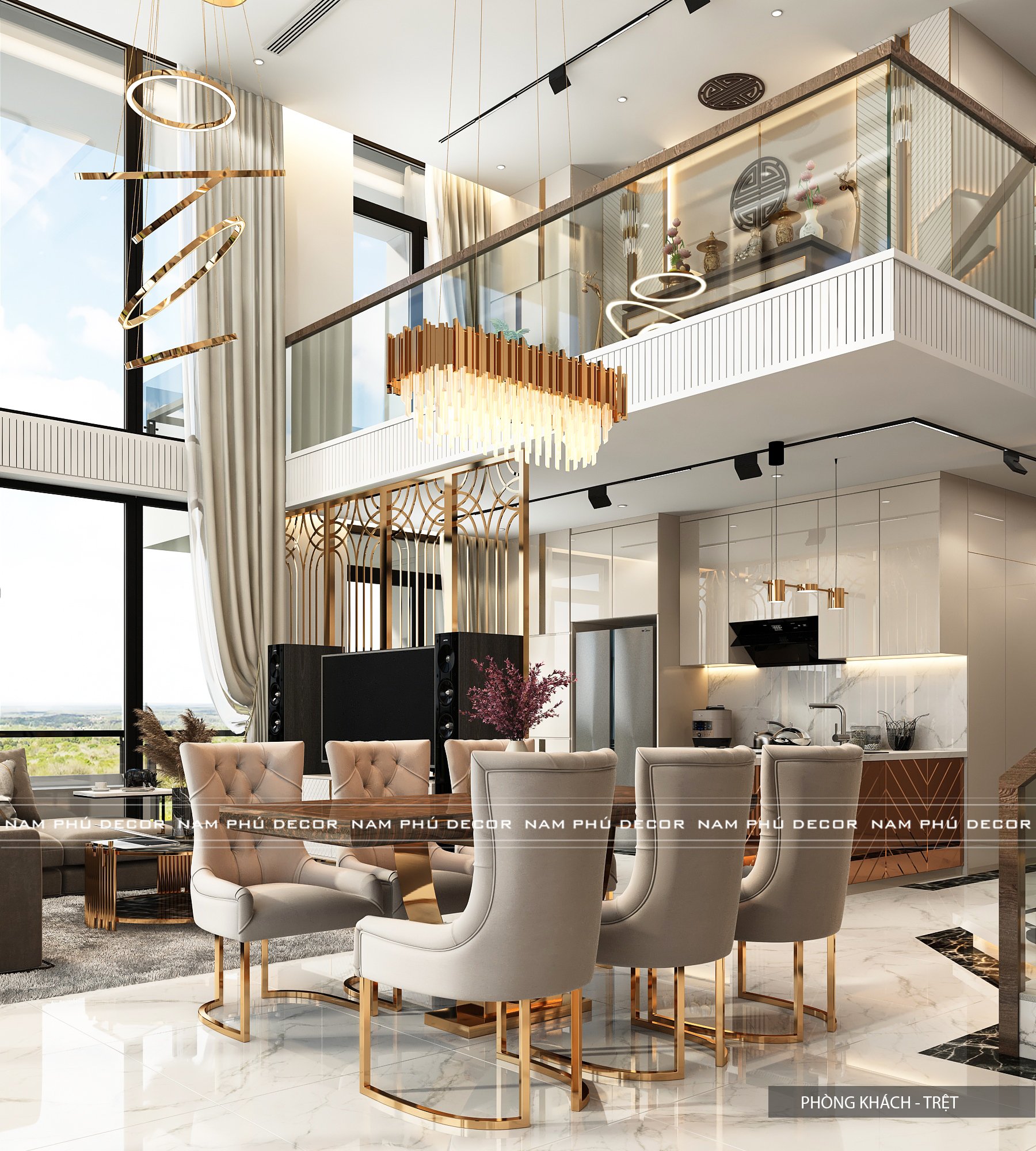 Thiết kế nội thất biệt thự tại Lái Thiêu