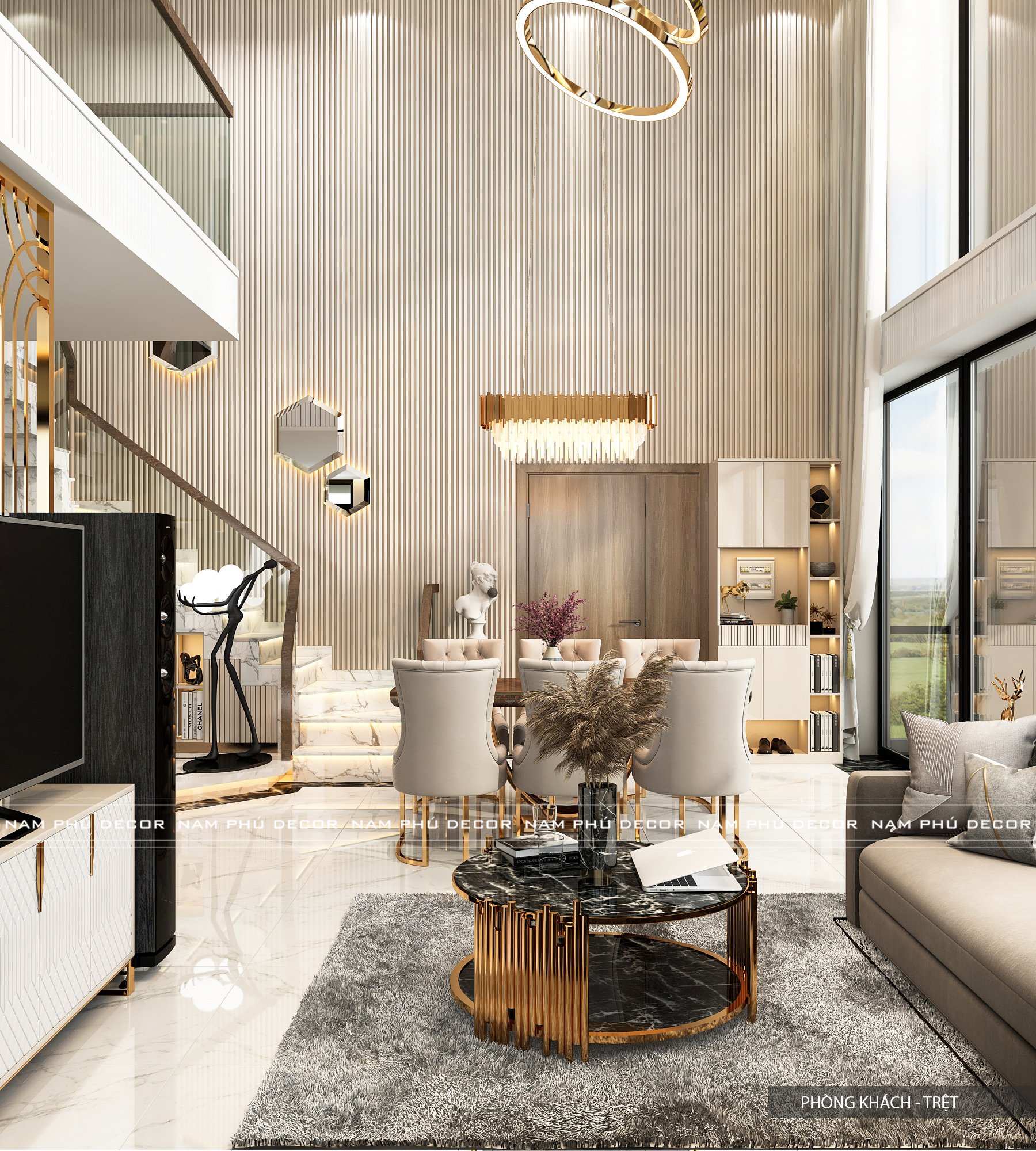 Thiết kế nội thất biệt thự tại Lái Thiêu